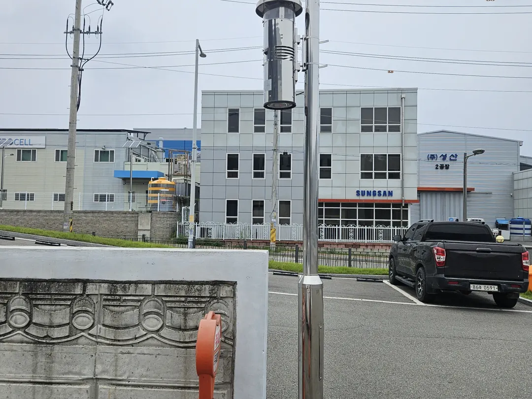 가로등사고 현장 추가 사진 복구 후